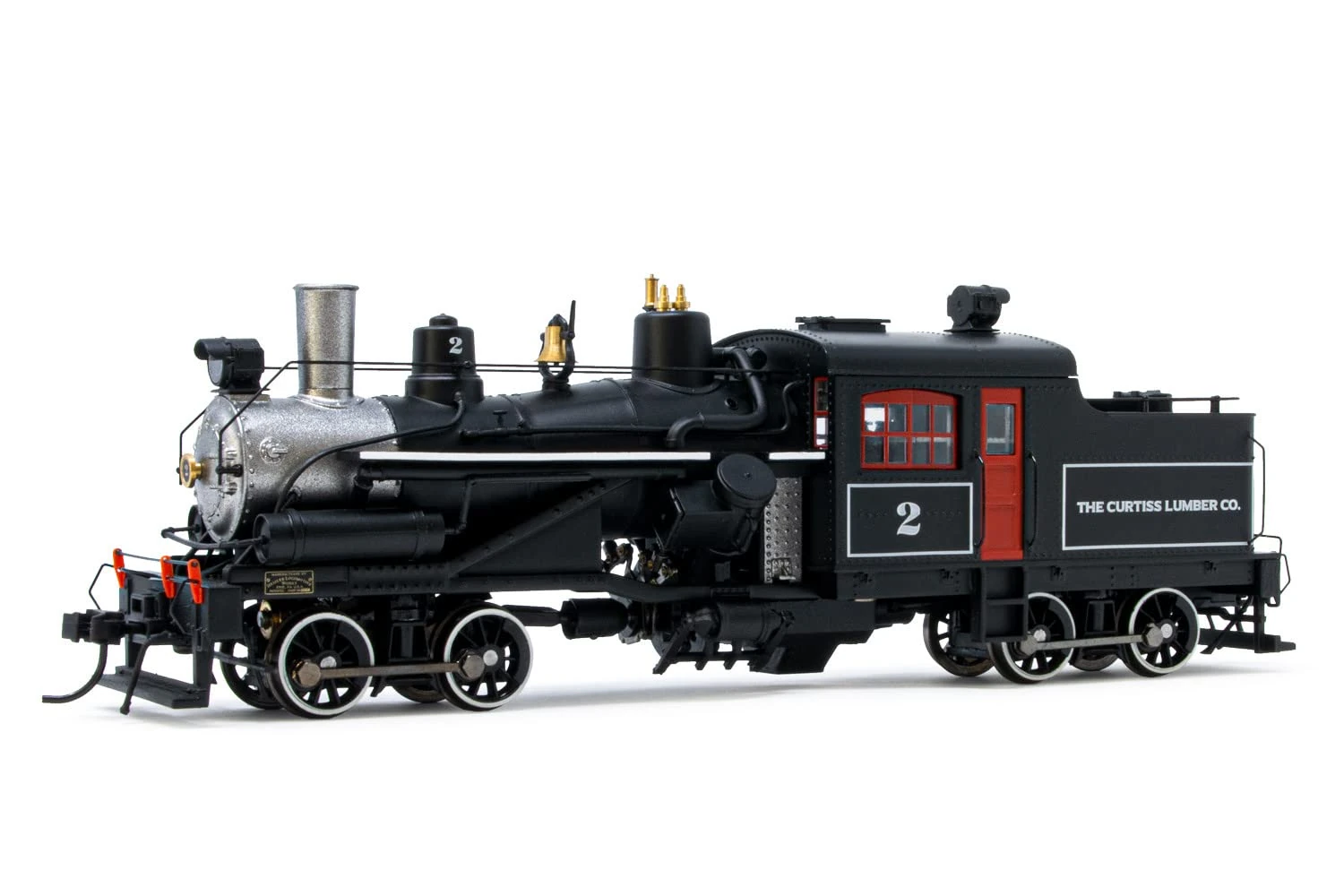 Rivarossi Railway - Locos HR2882 Heisler steam locomotive, 2 trucks "The Curtis Lumber Co." no. 2