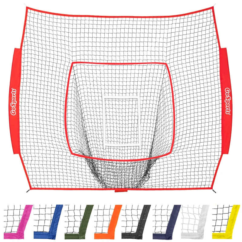 GoSports Replacement 7 ft x 7 ft Baseball/Softball Net - Compatible Brand 7 ft x 7 ft Baseball Net - Bow Type Frame Not Included - Image 1