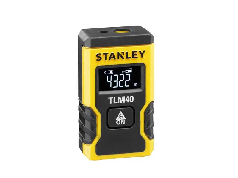 STANLEY Pocket Laser Distance Measure 12M (TLM40) STHT77666-0,Black+Yellow - Image 1