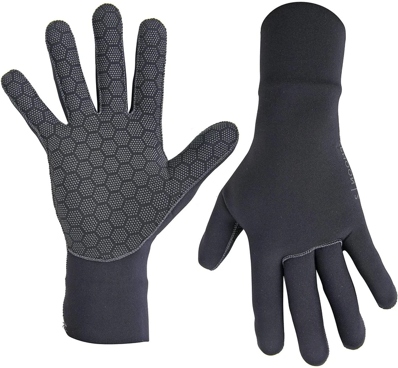 Typhoon Pair Gloves VENTNOR2, 2 mm, Black, XXL Unisex Adult, Black/White, 2XL