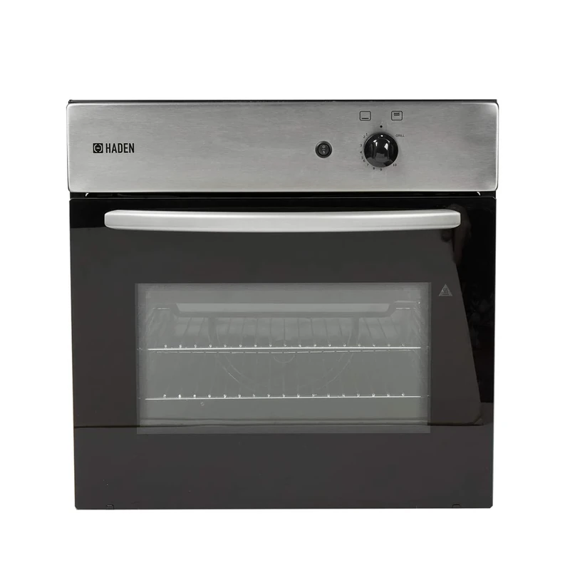 Haden HGS105X 60cm Built In Natural Gas Oven With Gas Grill, Stainless Steel cd39