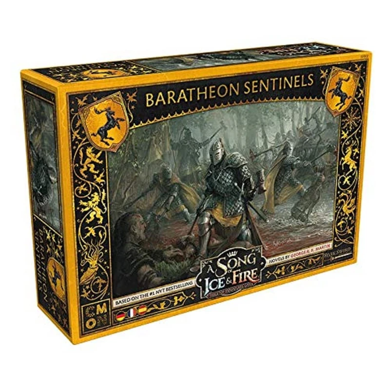 Asmodee | CMON | A Song of Ice & Fire – Shield Guards of House Baratheon | Expansion | Tabletop | 2 Players | From 14+ Years | 45+ Minutes | German | Multilingual
