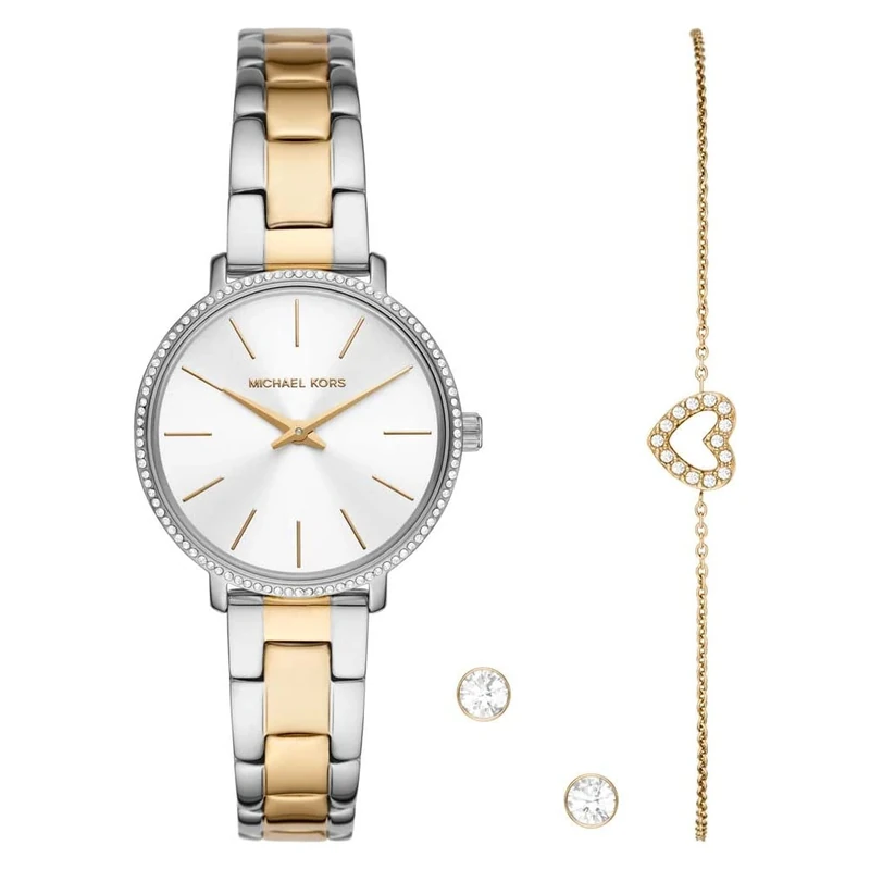 Michael Kors MK1041 Ladies Pyper Watch and Jewellery Gift Set