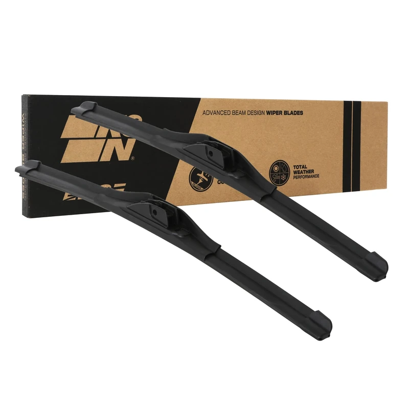 K&N EDGE Wiper Blades: All Weather Performance, Superior Windshield Contact, Streak-Free Wipe Technology: 21" (Pack of 2)