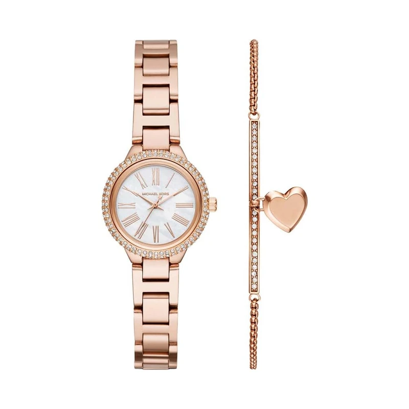 Michael Kors MK3858 Ladies Taryn Watch and Bracelet Gift Set