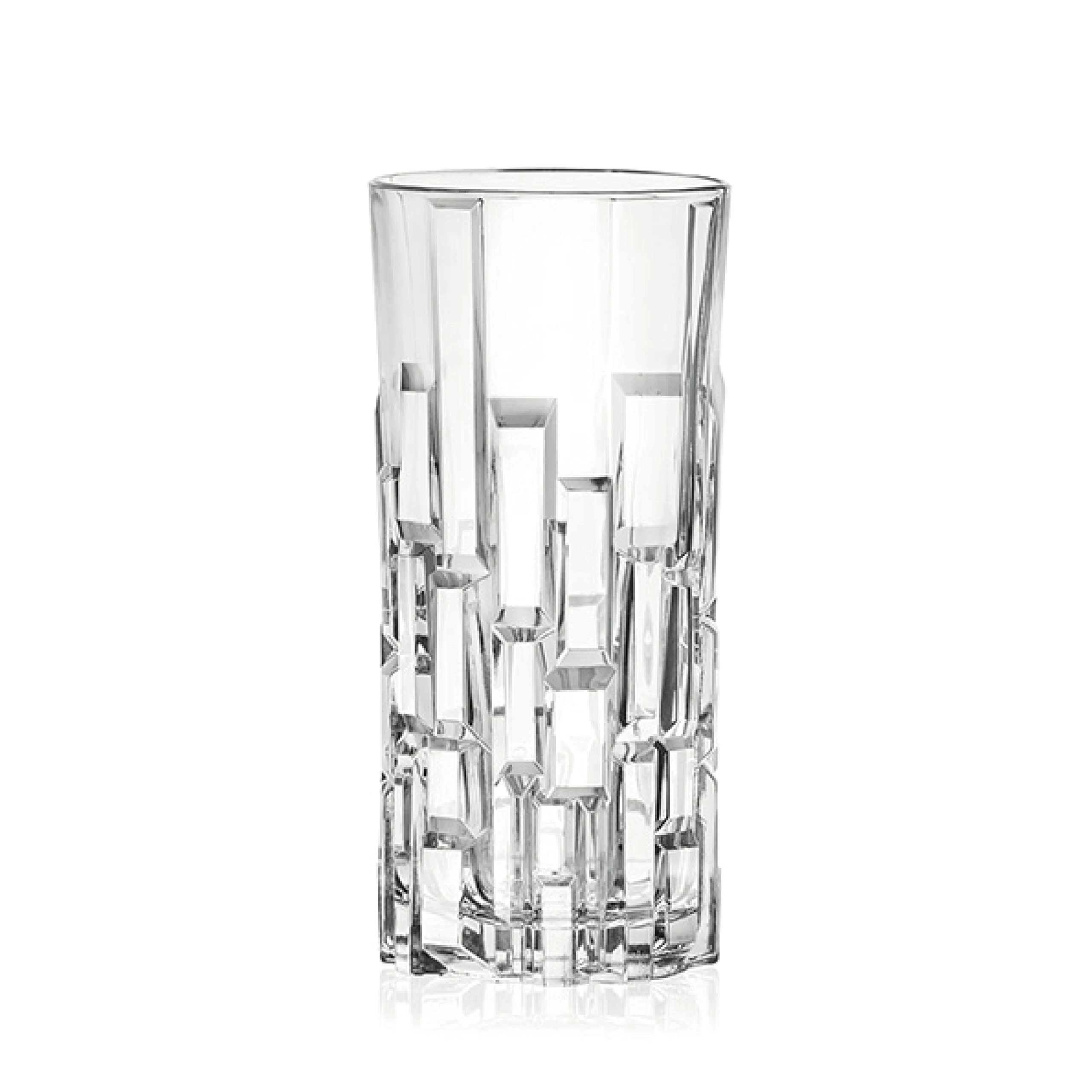 RCR 27438020006 Etna Hi-Ball Tumblers, Finest Luxion Crystal, Dishwasher Safe, Set of 6, 340 ml, Perfect for New Homeowners or Dinner Parties