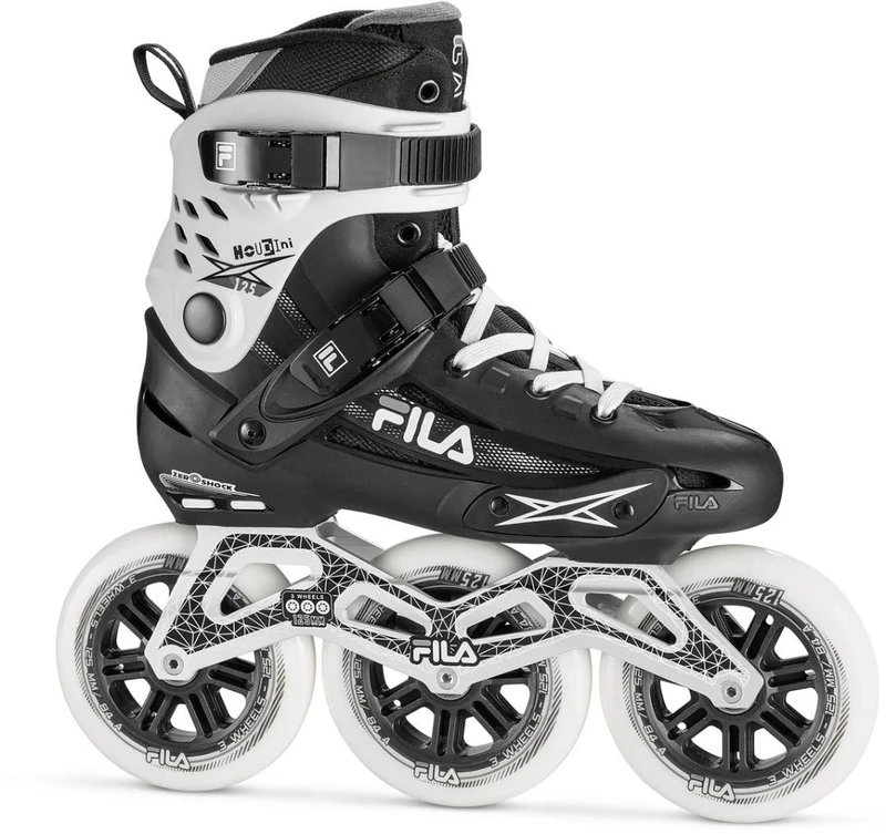 FILA SKATES 010620077 HOUDINI 125 Inline skate Unisex BLACK/WHITE Size 8
