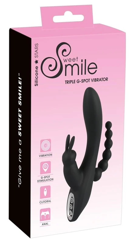 Sweet Smile Vibrator-05506710000 Black One Size