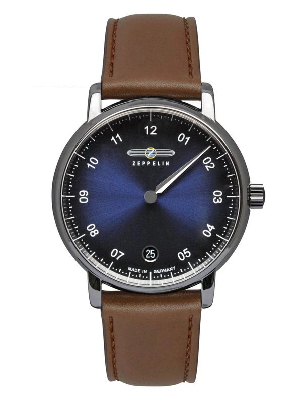 Zeppelin ETA Women's Quartz Watch - 36mm Brown Leather 8643