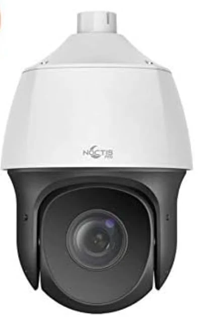 Noctis Pro 2MP External IP Network CCTV Pan Tilt Zoom (PTZ) Cameras With Auto Tracking Technology 150M IR and 4.2mm-114.4mm Motorised Lens With 22x Optical Zoom - White