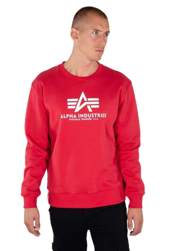 ALPHA INDUSTRIES Men's Basic Sweater Sweatshirt (Pack of 1)