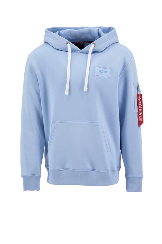 Alpha Industries Back Print Hoodie for Men Light Blue