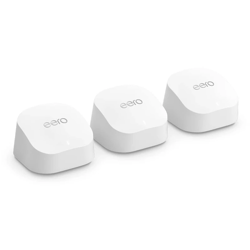 eero 6+ Mesh Wi-Fi 6 Router 3-Pack - Gigabit Speed System
