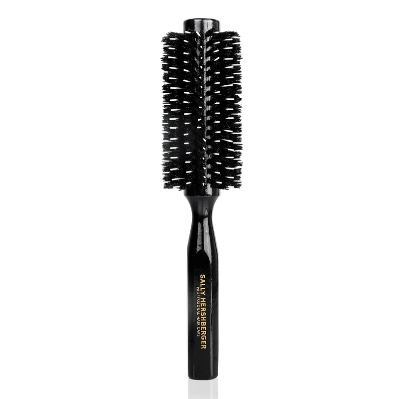 Sally Hershberger Medium Round Brush - Premium, Salon-Tested, Volumizing and Smoothing Barrel Hair Brush - For Styling, and Blow Drying Thick Through Fine Hair - Boar Bristle Design - 1 pc