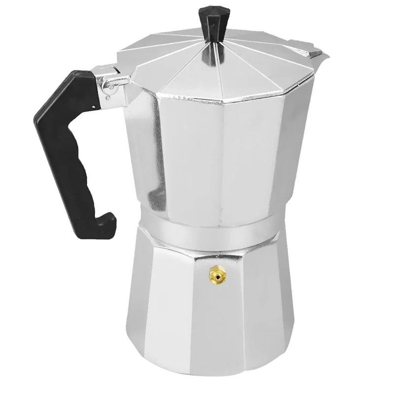 Losa Home Kitchen Use Aluminum Coffee Moka Maker Pot Top Expresso Latte Stove Percolator 6 Cups 300ML Capacity - Image 1
