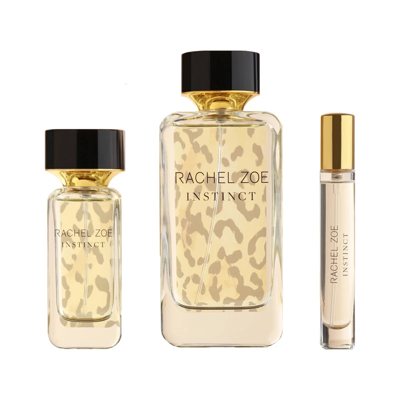 Rachel Zoe Instinct Set - Set Of 3 Eau De Parfum Sprays - 3.4 Oz Spray, 1 Oz Spray, 0.34 Oz Spray - Perfectly Balanced Feminine Perfume For Women - Lasting Signature Designer Scent