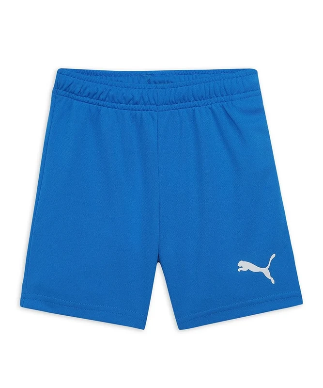 PUMA unisex-child teamRISE Short Jr, Electric Blue Lemonade-puma White ,size:128