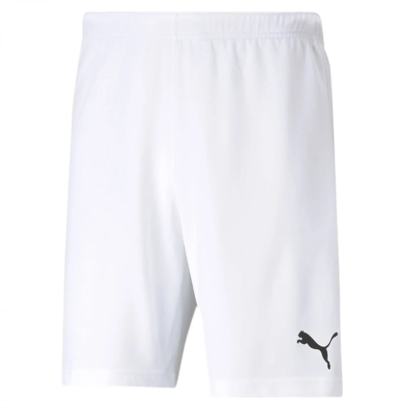 PUMA unisex-child teamRISE Short Jr, Puma White-puma Black ,size:116