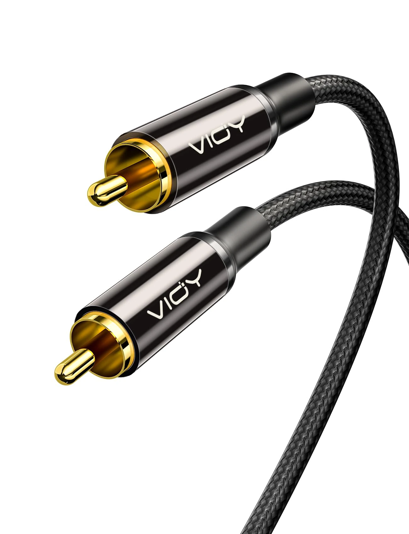 VIOY Digital Coaxial Audio Cable [3M], RCA Male to Male [Dolby Hi-Fi] Digital Audio Lead Stereo S/PDIF Coaxial Phono Cable for Video, AV Receiver, Amplifier, Speaker Soundbar, Home Theater