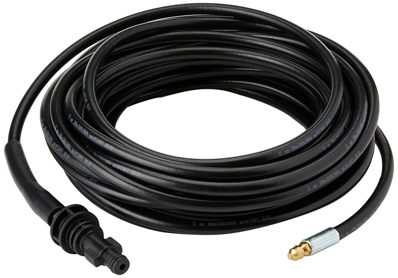 Einhell Original Pipe Cleaning Hose for Einhell Pressure Washers, 15m, Black, Plastic, Up to 200 Bar, TC-HP 90/130, TE-HP 140/170