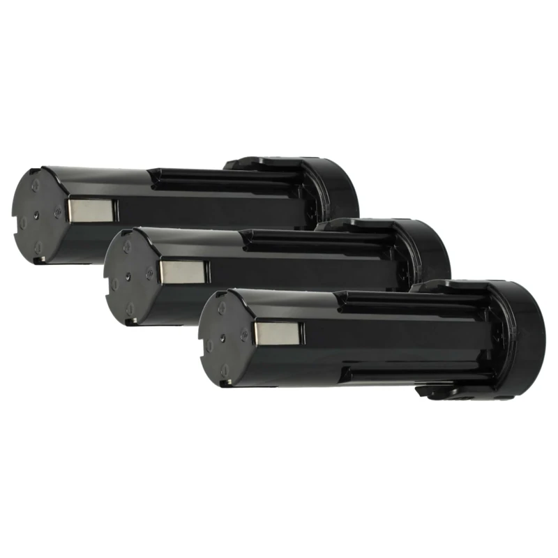 vhbw 3x Battery Replacement for Weidmüller 9007450000 for Power Tools (3300 mAh, NiMH, 2.4 V)