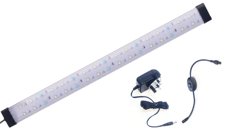 Interpet Eco-Max Led Bright Light, Plant Growth, Day & Night Mode, Blue & White LEDs, 60cm, for Aquariums up to 90Cm