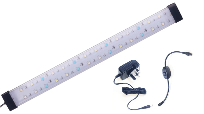 Interpet Eco-Max Led Bright Light, Plant Growth, Day & Night Mode, Blue & White LEDs, 45cm, for Aquariums up to 60Cm - Image 1