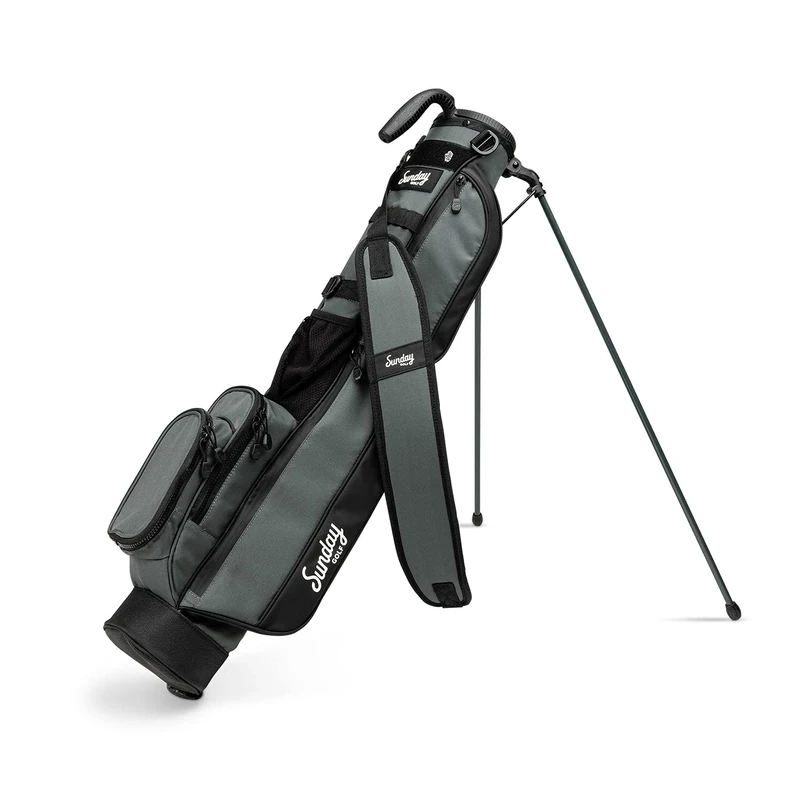 Sunday Golf Loma Bag - Lightweight Sunday Golf Bag with Strap and Stand – Easy to Carry Golf Bag – Golf Stand Bag for The Driving Range, Par 3 and Executive Courses, 31 Inches Tall (Midnight Green)