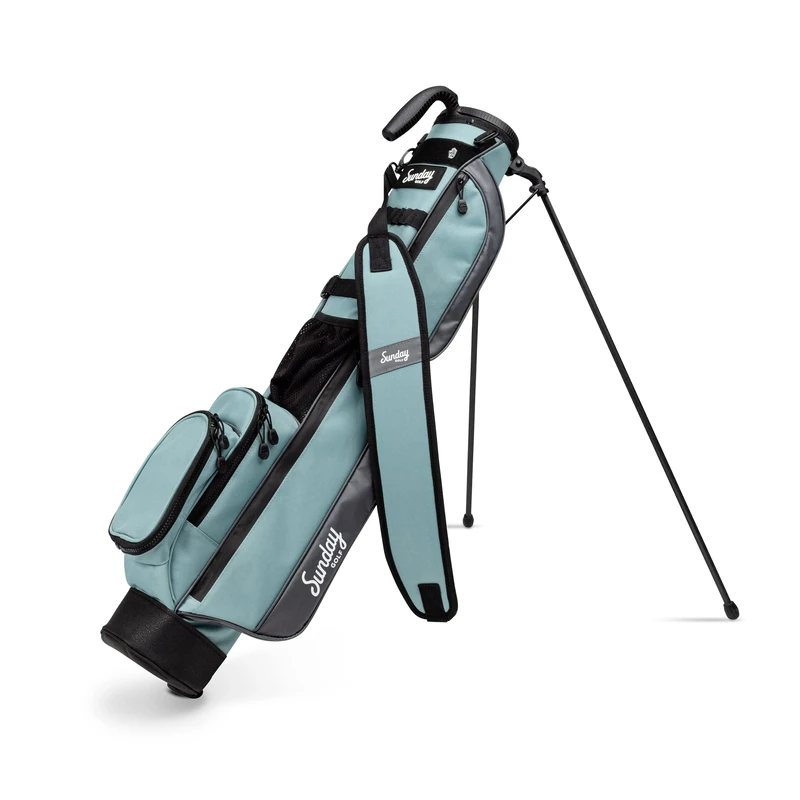 Sunday Golf Loma Bag - Lightweight Sunday Golf Bag with Strap and Stand – Easy to Carry Golf Bag – Golf Stand Bag for The Driving Range, Par 3 and Executive Courses, 31 Inches Tall (Seafoam)