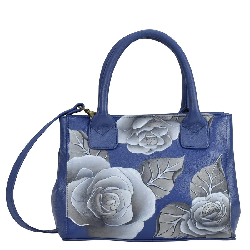 Anna by Anuschka Small Convertible Shoulder Tote - Romantic Rose Blue