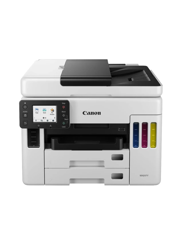 Canon MAXIFY GX7050 Printer for Home/Office Use - Colour Printers & Scanners All-in-One Wireless | MegaTank Inkjet Printer, Copier, Scanner & Fax | WiFi, Ethernet & USB Connectivity A4 Printer