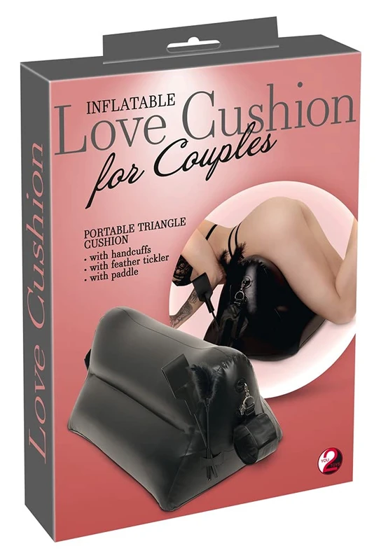 You2Toys Love Cushion Love Pillow Black One Size