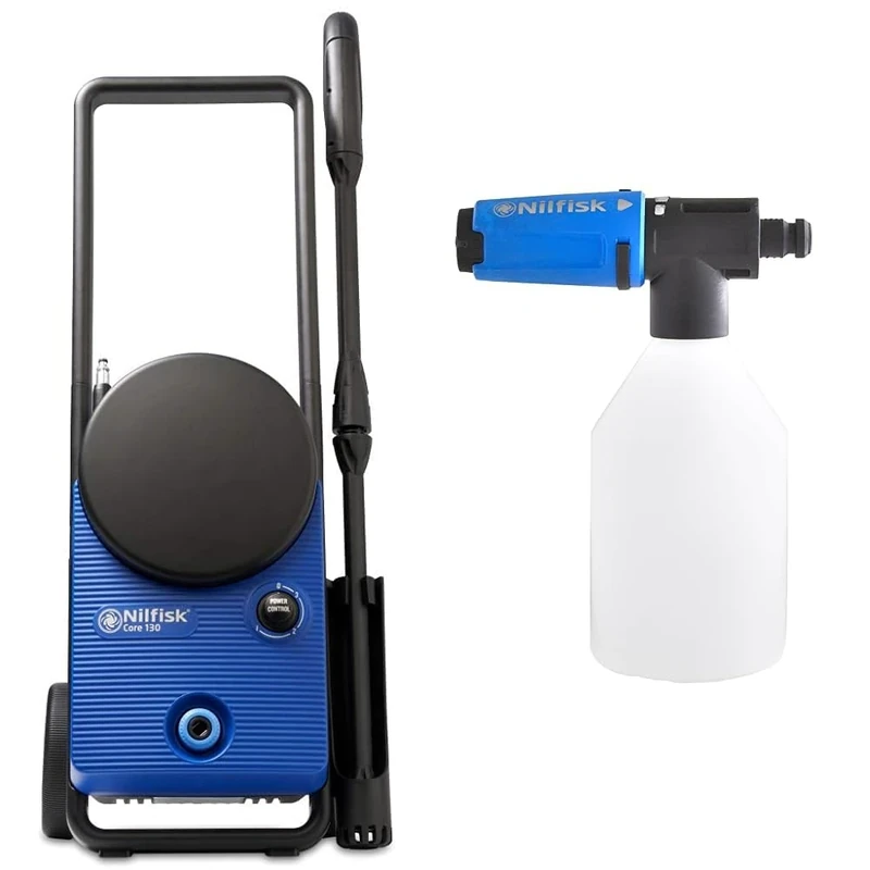 Nilfisk Core 130 Bar High Pressure Washer with Car Wash Auto Bundle