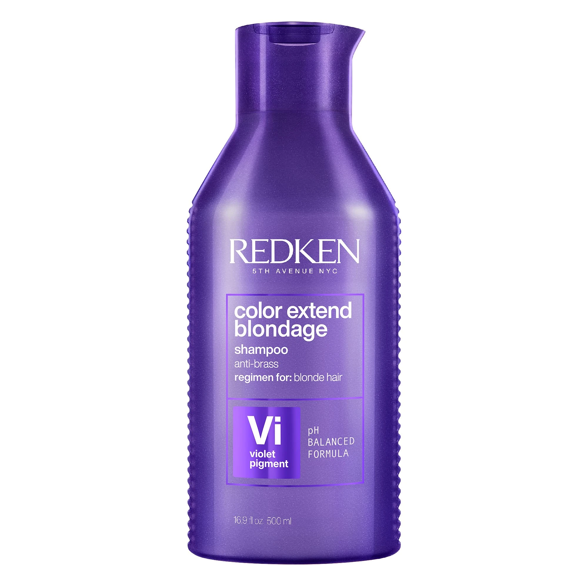 Redken Color Extend Blondage, Purple Shampoo, For Blonde Hair, Vi Violet Pigment, 66 Percent More Inside, 500ml