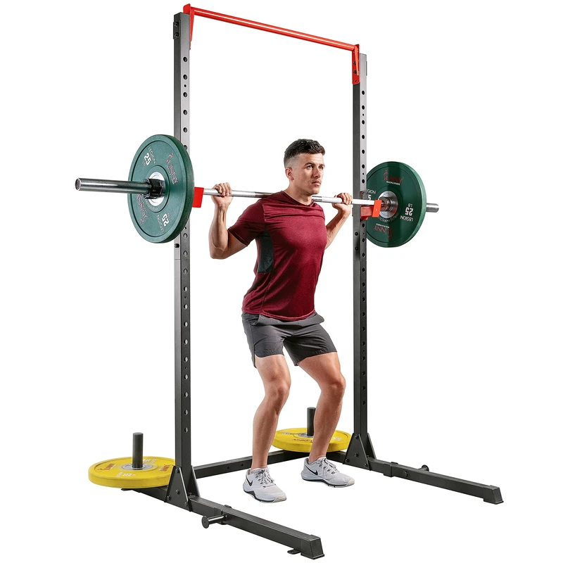 Sunny Health and Fitness Essential Adjustable Power Rack Squat Stand, Power Cage - SF-XF920063