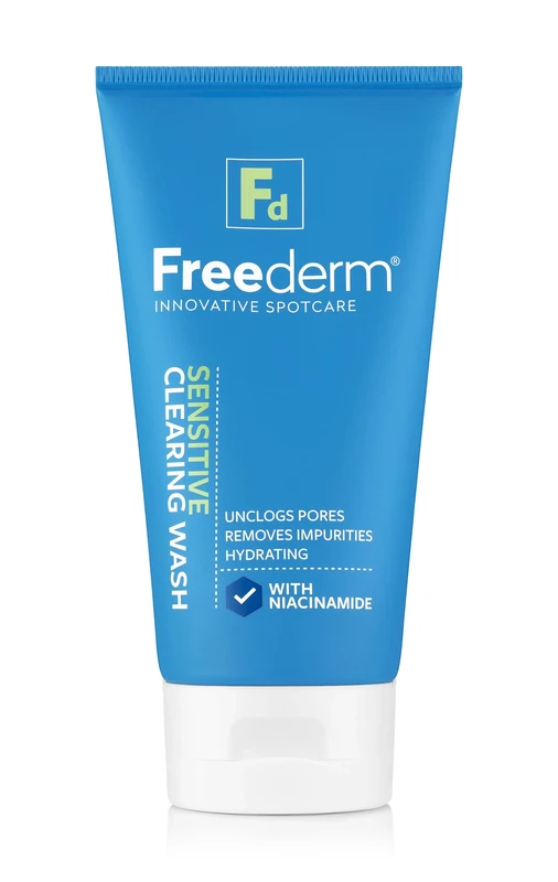 Freederm Sensitive Clearing Face Wash For Normal To Dry Sensitive Skin, With Niacinamide, 150ml