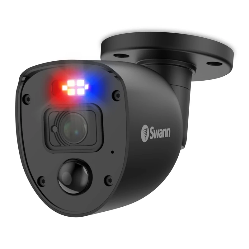 Swann 1080p Black Flashing Lights Bullet Camera (Add-on)
