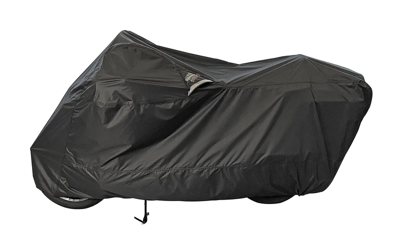 Dowco WeatherAll Plus Motorcycle Cover, Ratchet Attachment, Black, Waterproof, XXL [52005-02] Professional Grade