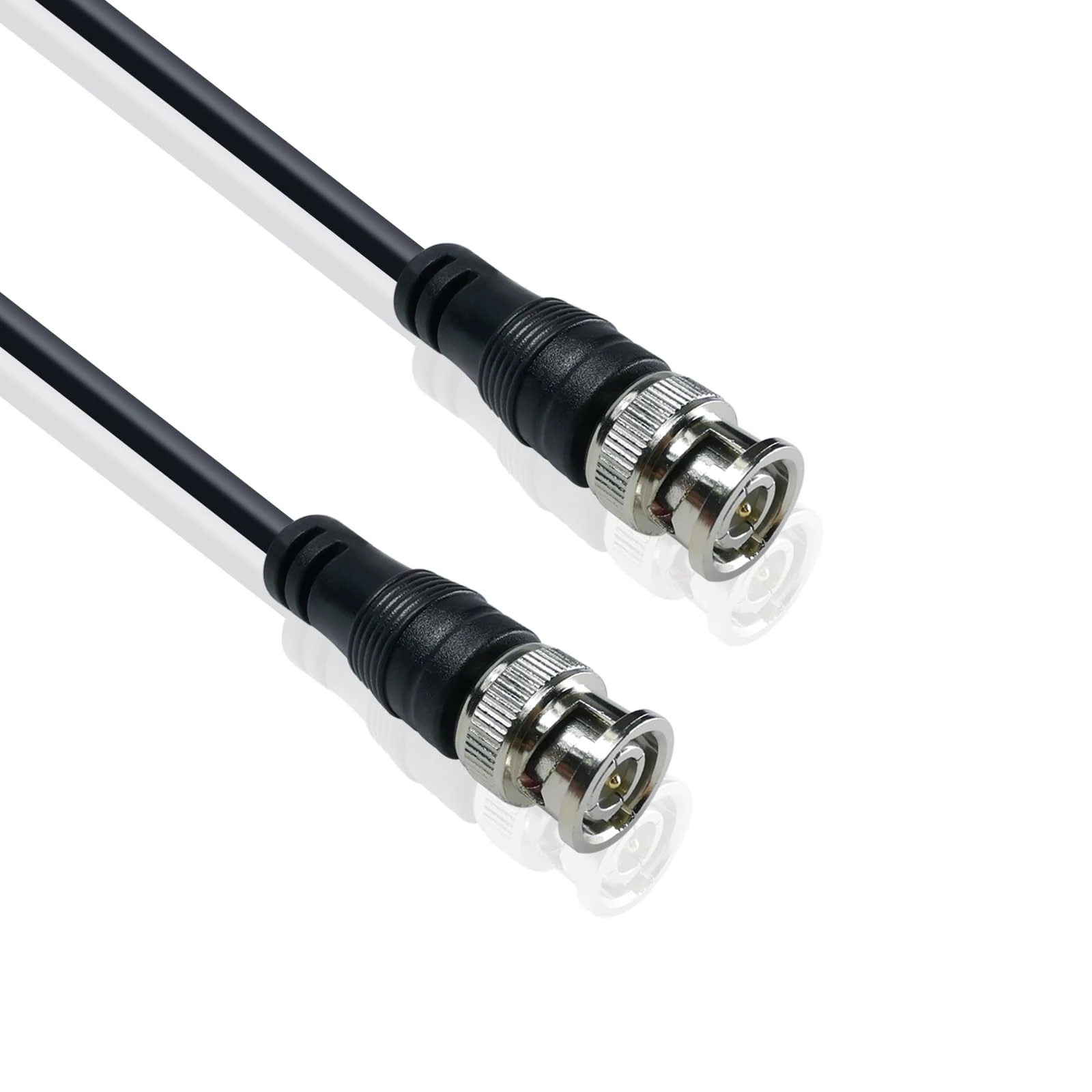 iYueMps BNC Coaxial Cable 3m/10ft BNC Male to Male Extension Cable RF Professional RG59 Coaxial Lead for Video Security Camera CCTV Systems, Oscilloscope etc