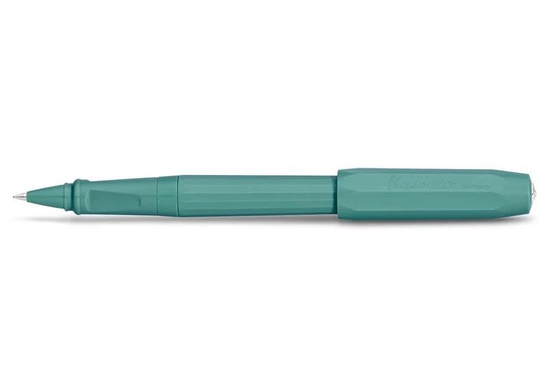 Kaweco PERKEO Rollerball Pen Breezy Teal I Gel/Ballpoint Pen with 0.7 mm Rollerball Pen Refil for School I Beginner Gel Roller with Ergonomic Grip 15.5 cm