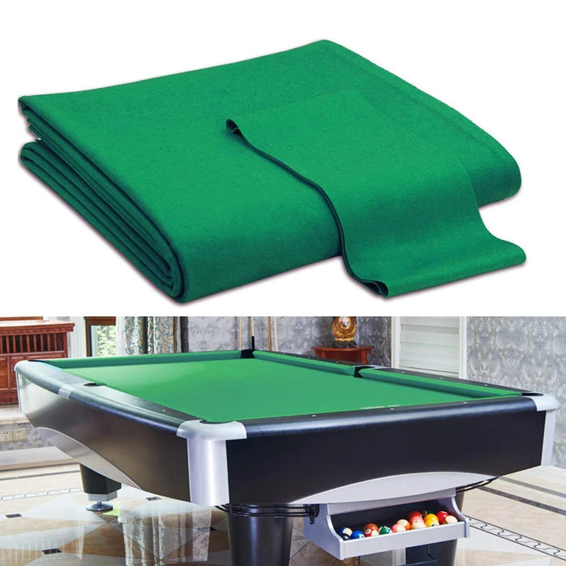 Boshen Worsted Blend Billiard Cloth Pool Table Felt Fast Speed for 7' 8' 9' Pool Table Pre Cut Bed & Rails