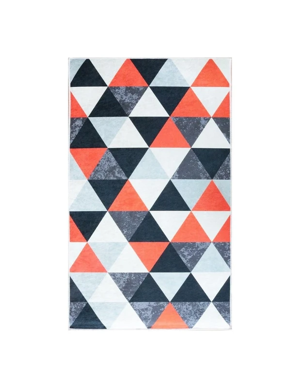 MANI TEXTILE Triangle Rug Polyester Red 120 x 180