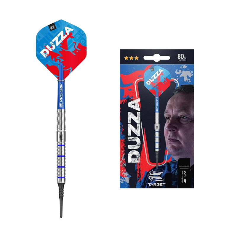 Target Darts Glen Durrant 20G 80% Tungsten Soft Tip Darts Set