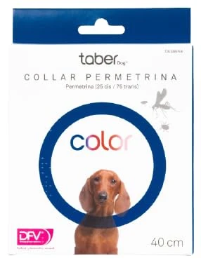 Taberdog Permethrin Necklace 40 cm Red