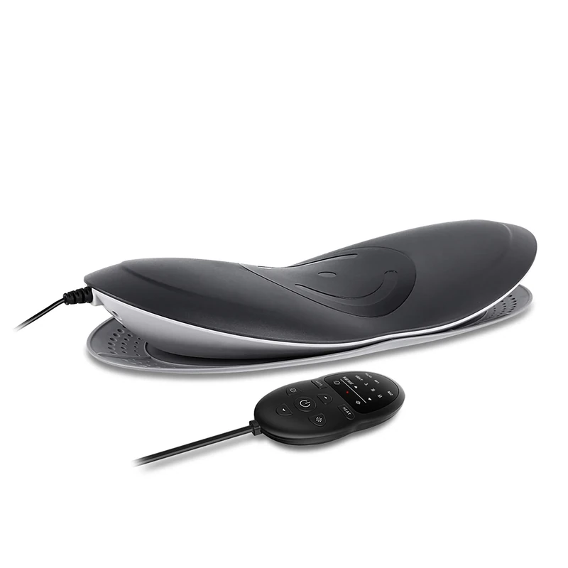 Hi5 Wilton 10375 Professional Back Stretcher & Massager for Lower Back Pain Relief with Heating System, White and Grey