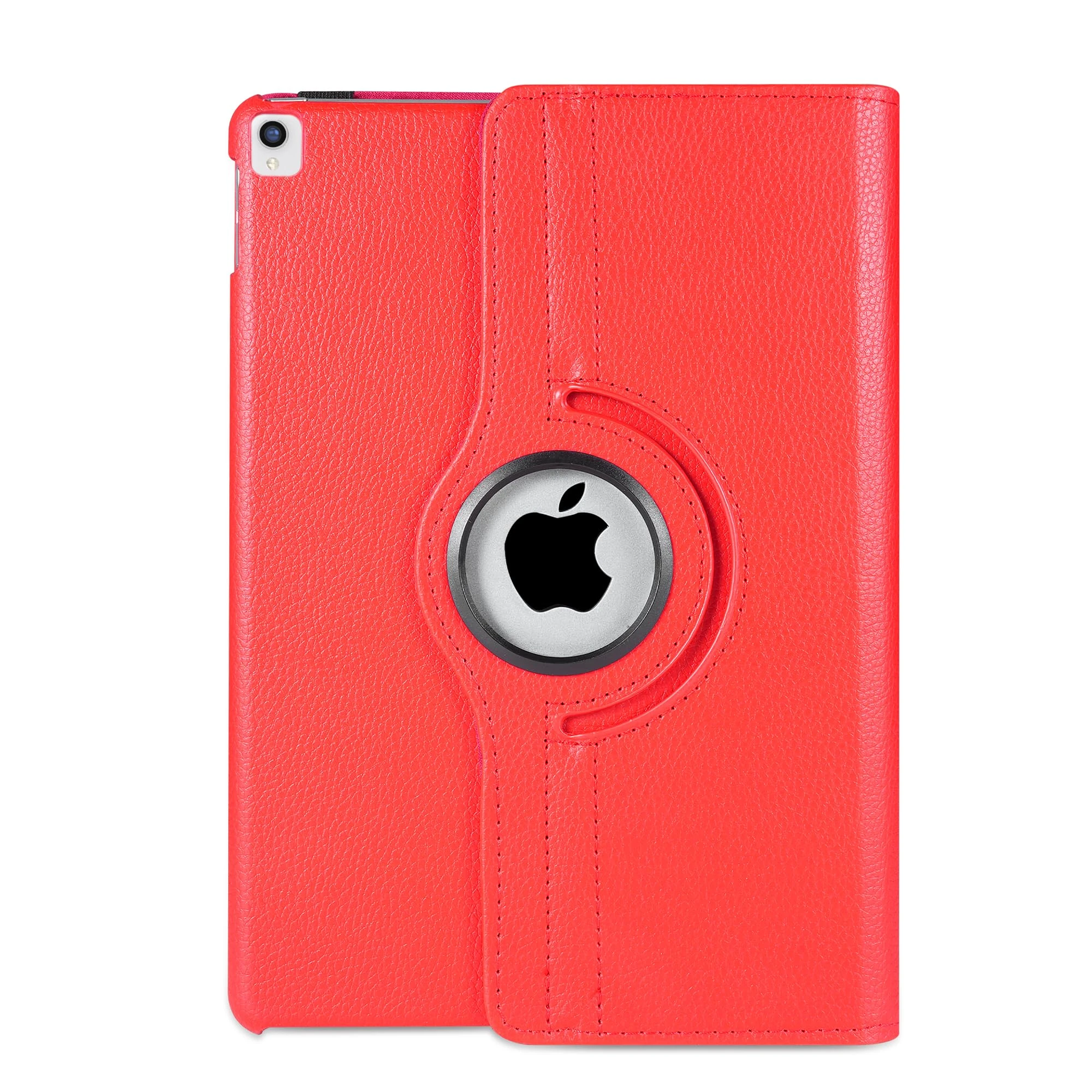 Leather Rotate 360° Stand Case For Apple iPad 10.2 9th Gen 2021 8th Gen 2020 & 7th Generation 2019 (RED)