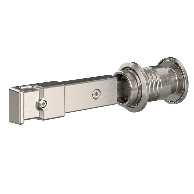 National Hardware N700-151 Barn Door Lock, 5" x 1-1/4" x 3/4", Satin Nickel
