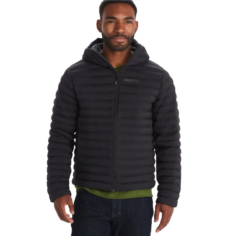 Marmot Men Echo Featherless Hoody, Warm Puffy Jacket, Insulated Hooded Winter Coat, Water-resistant Quilted Parka, Lightweight Packable Outdoor Jacket, Windproof - Image 1