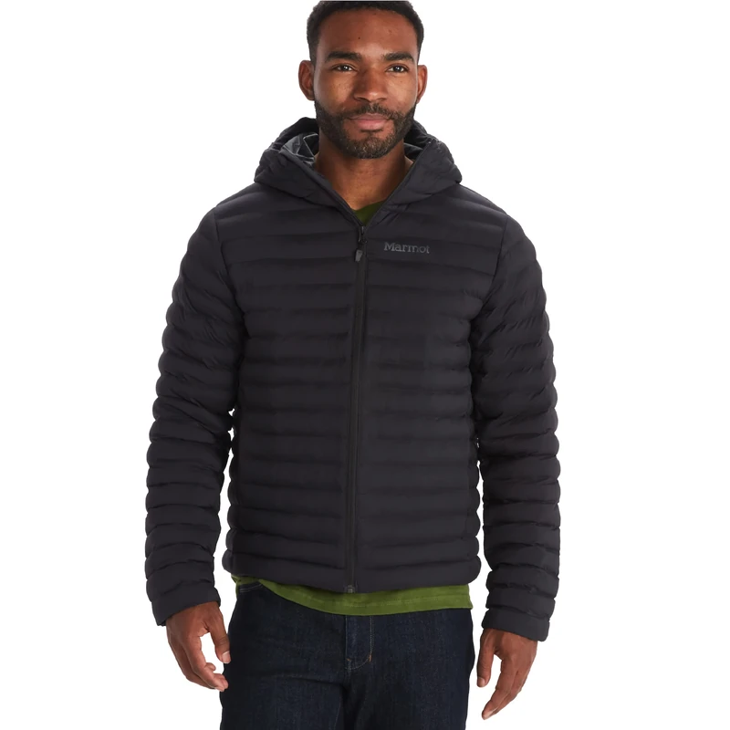 Marmot Men Echo Featherless Hoody, Warm Puffy Jacket, Insulated Hooded Winter Coat, Water-resistant Quilted Parka, Lightweight Packable Outdoor Jacket, Windproof - Image 1