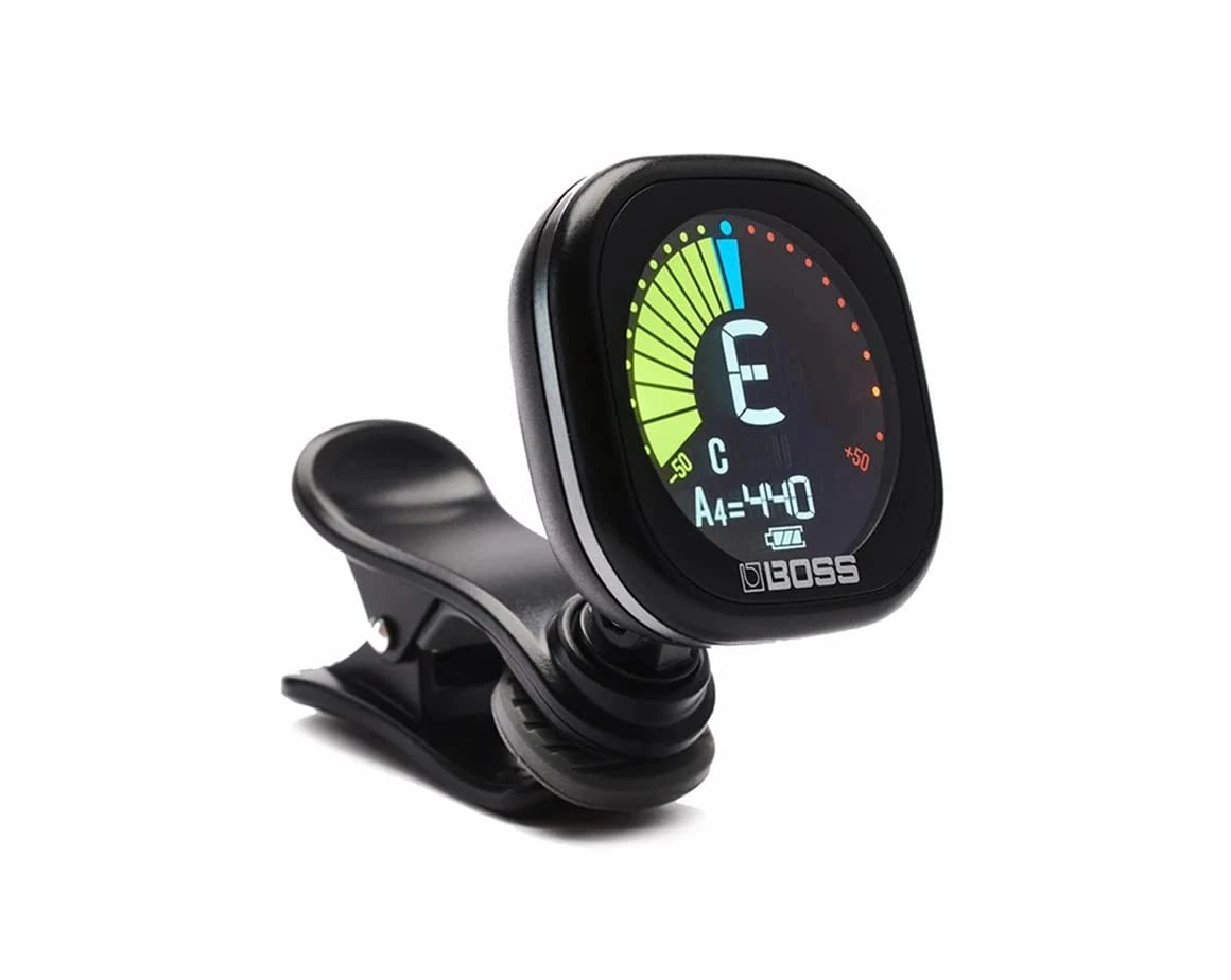 BOSS TU-05 Rechargeable Chromatic Clip-On Tuner for Guitar, Bass And Ukulele